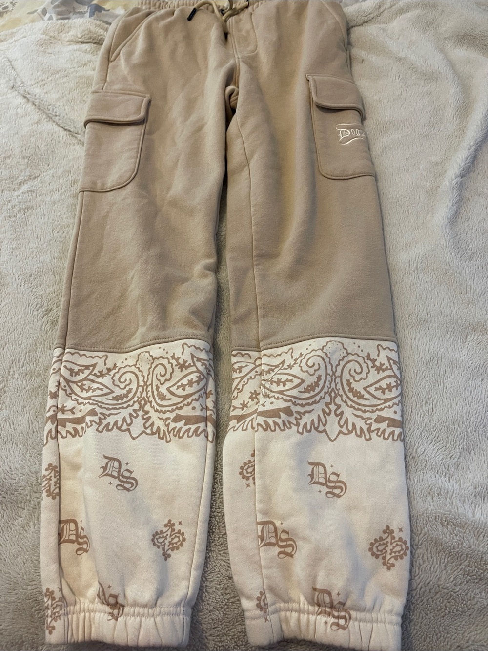 Dog supply snoop dog sweatpants Men’s S beige